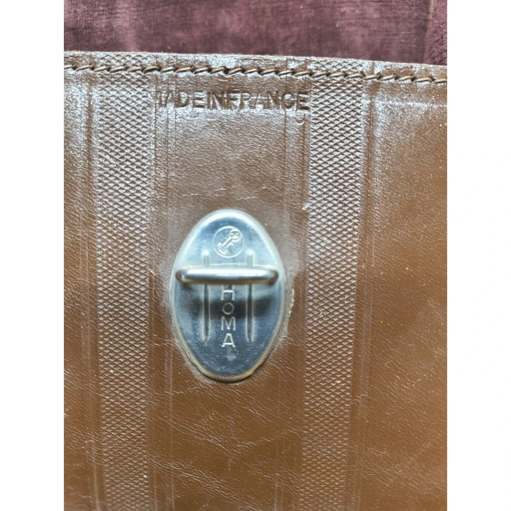 VINTAGE Leather English HOMA Case with carrying strap‎